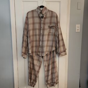 Victoria's Secret Pink Plaid Pajama Set